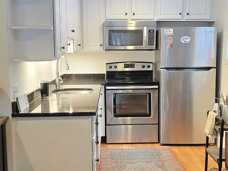 Gallery image 2 for Dated Oak to Modern White Cabinet Transformation